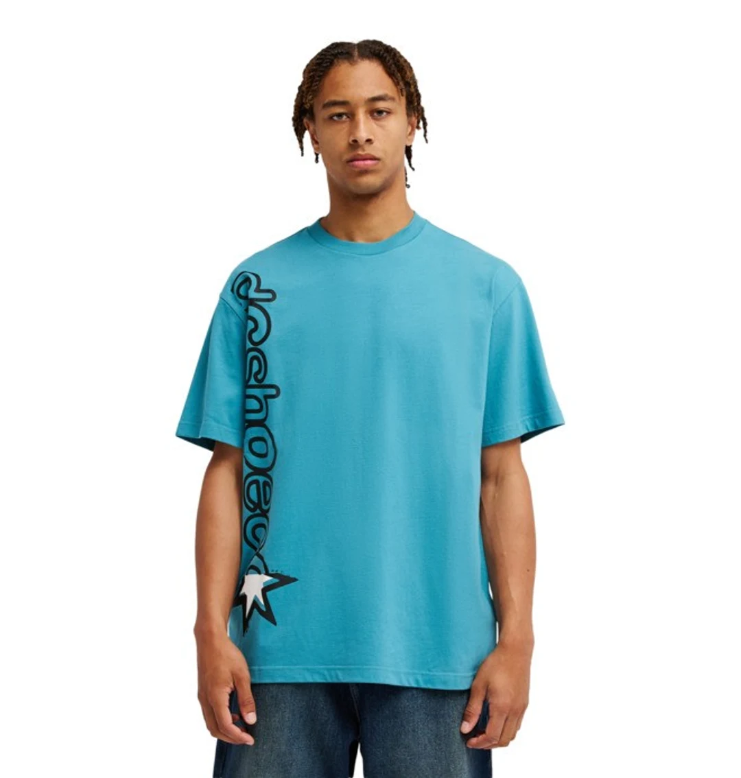 Shock Side - T-Shirt à manches courtes Bleu Homme