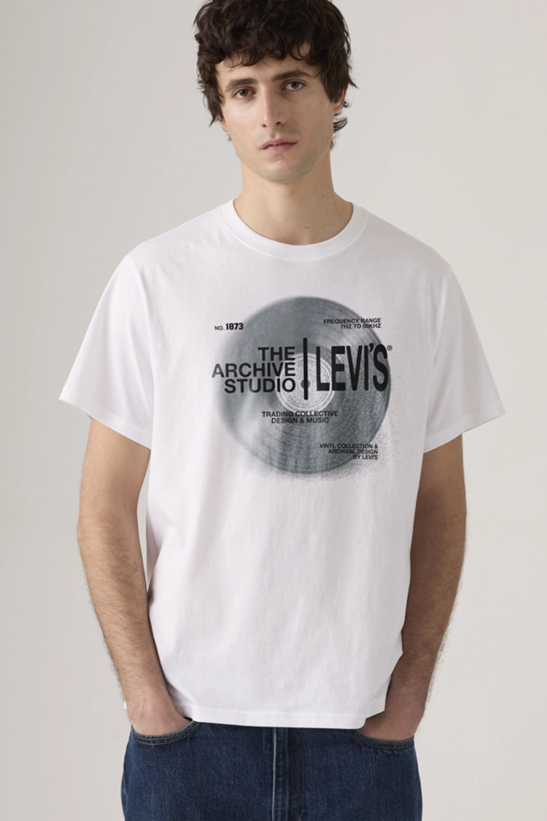 Levi's T Shirt Graphique Relaxed - Homme - Noir / Jet Black - 2XL