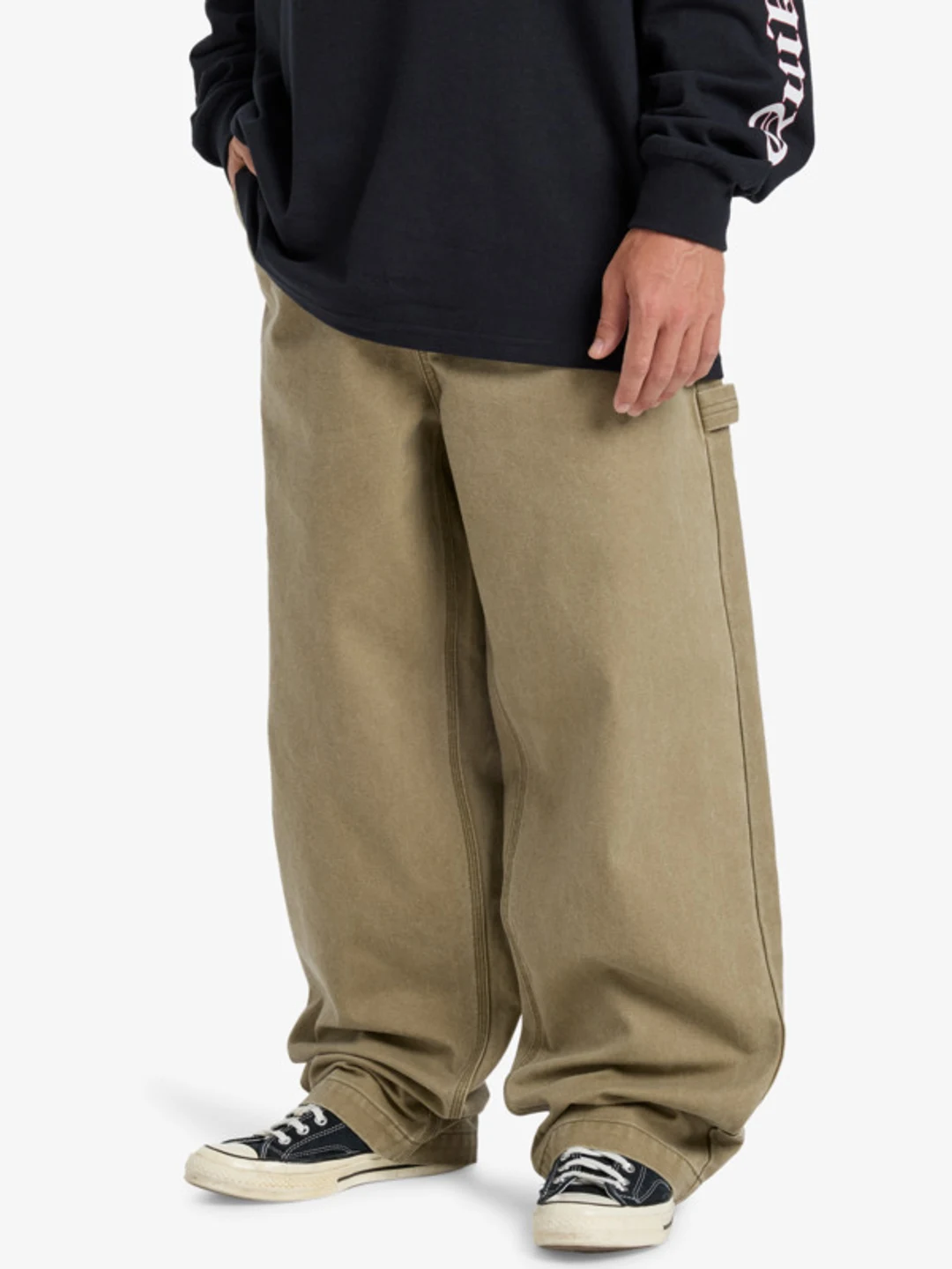 Mercury Straight Out - Short cargo élastique Beige Homme