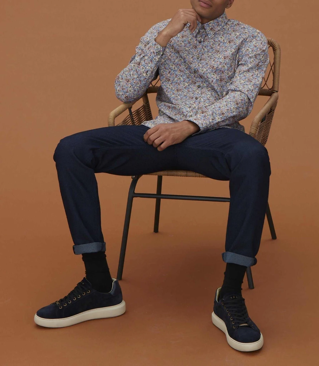 IZAC - Chemise casual à imprimé marine ''Malo''
