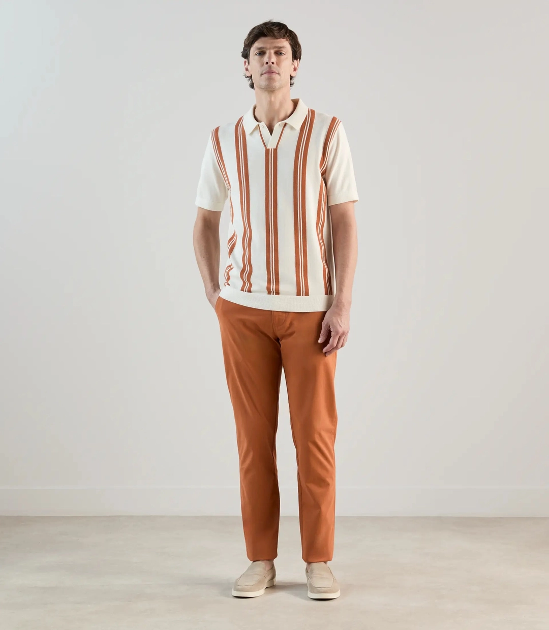 IZAC - Pantalon chino orange