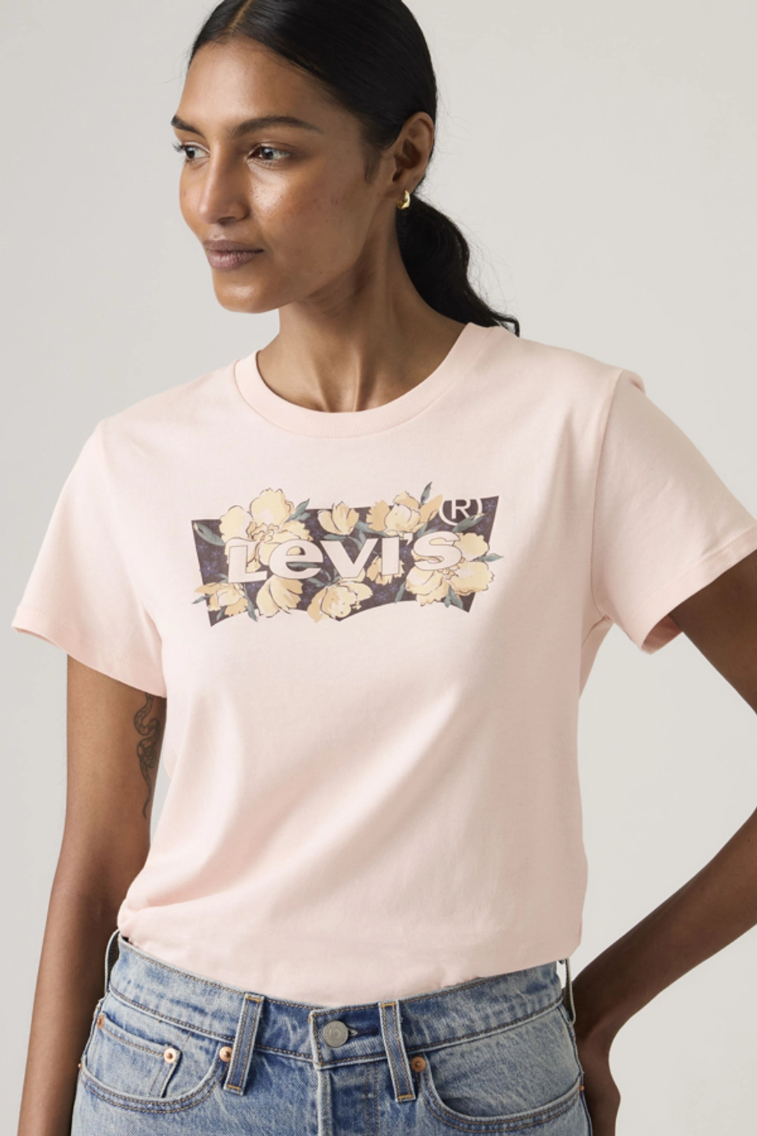 Levi's T Shirt Perfect - Femme - Rose / Crystal Pink - 2XS