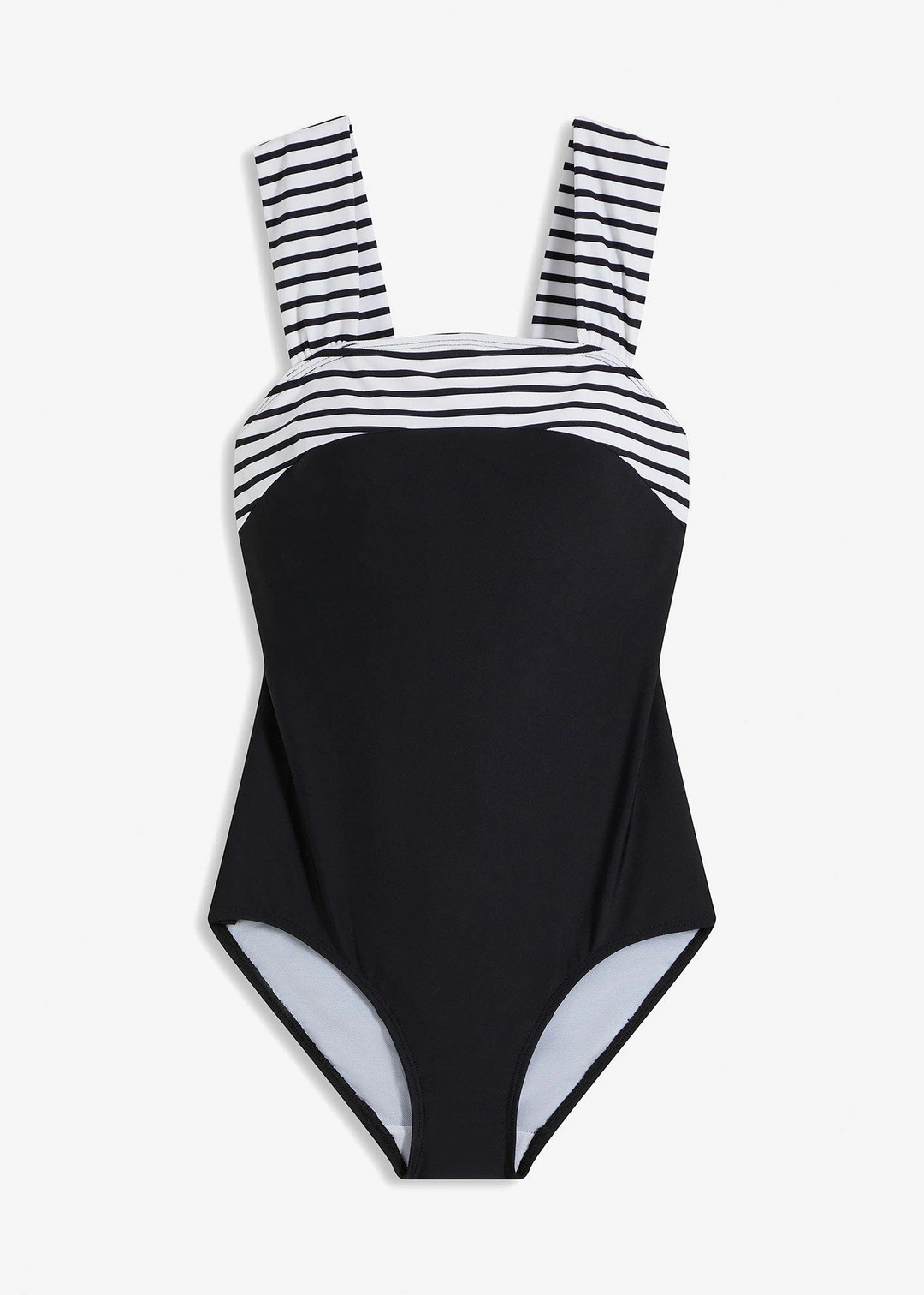 Maillot 1 pièce sculptant à bretelles larges, maintien modéré