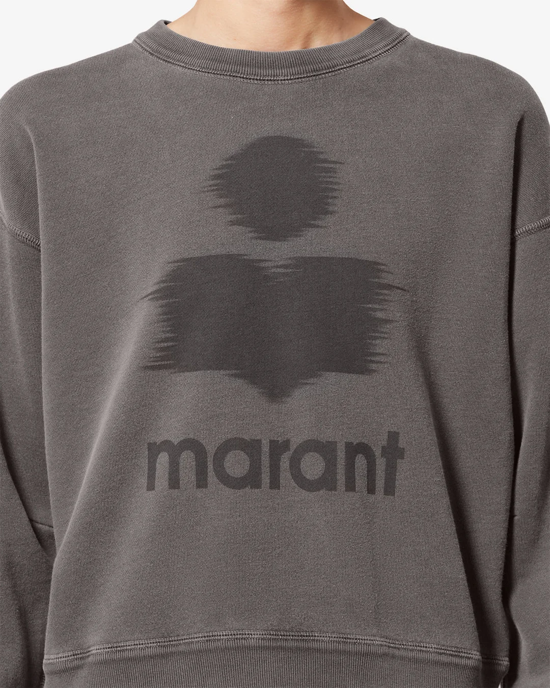 Sweat Shirt Mobyli - Femme - Anthracite - Taille 44 - Marant Étoile - 2