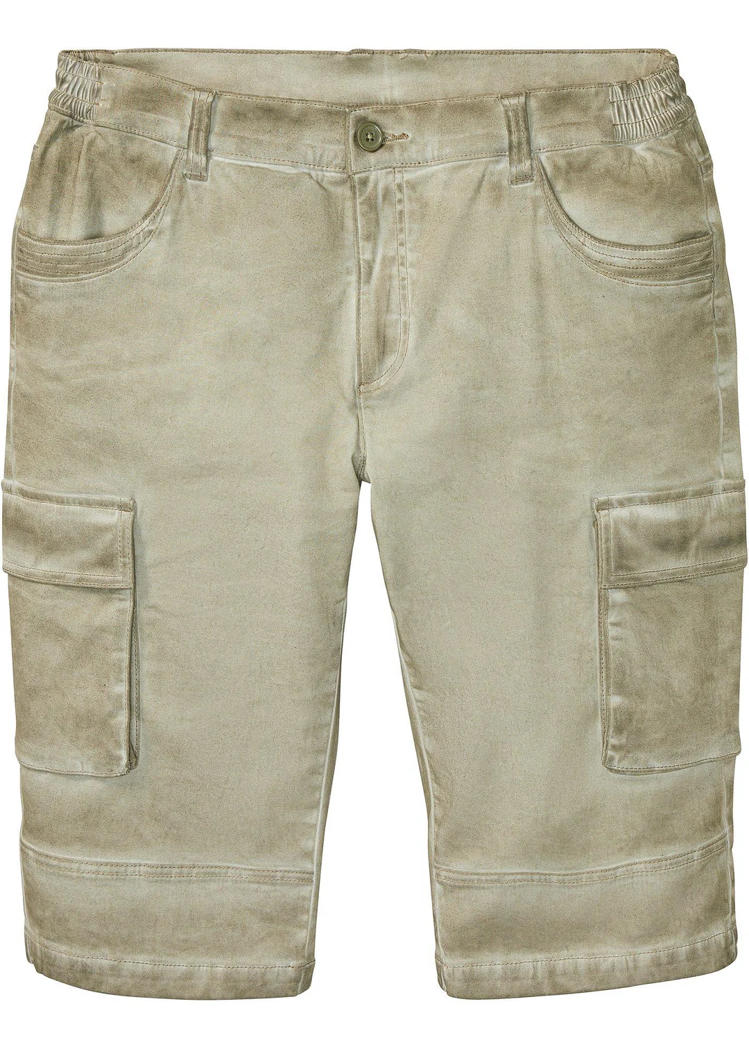 Bermuda cargo long extensible coupe confort, regular