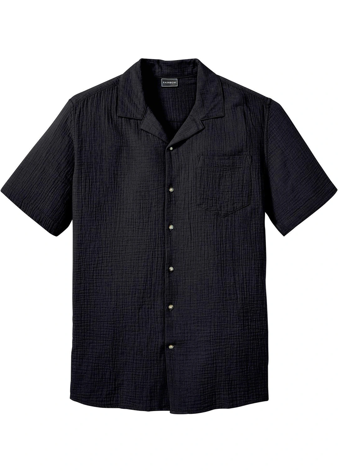 Chemise manches courtes en gaze 100% coton