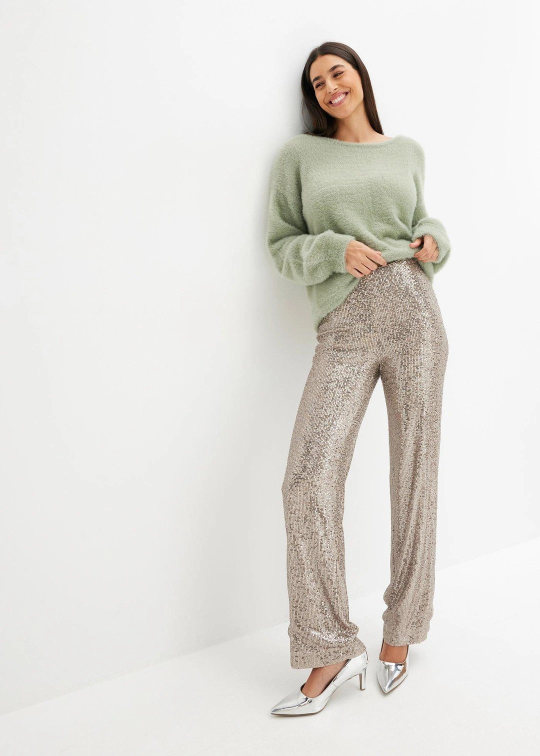 Pantalon en jersey à sequins - 2