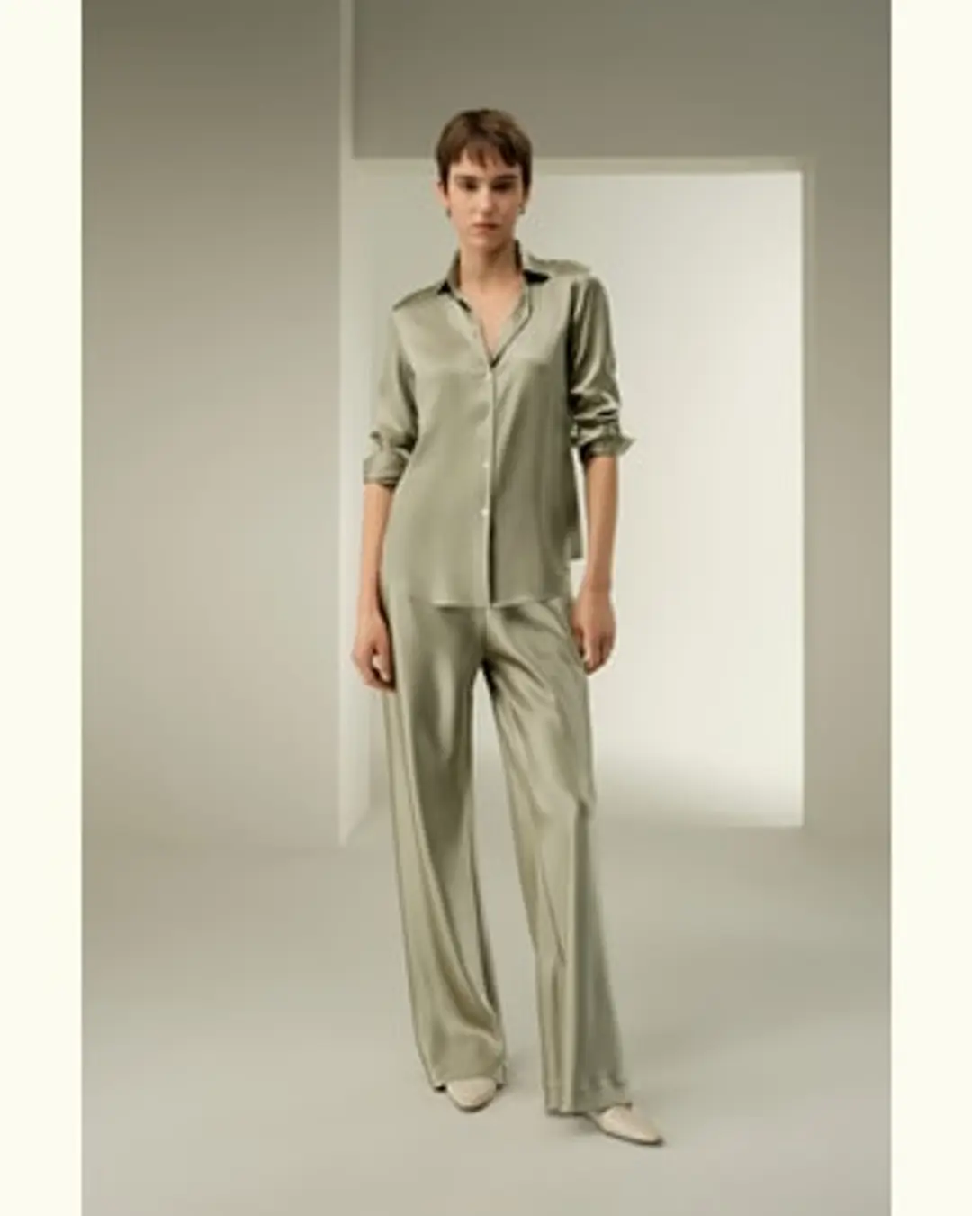 LILYSILK Chemisier Soie Soie Lavable En Machine Soie Charmeuse Élégant Et Stylé Artichaut S