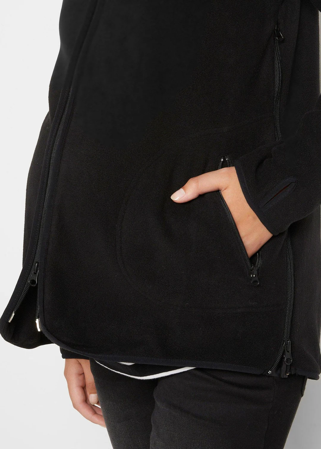Veste de grossesse en polaire avec fonction portage - 3