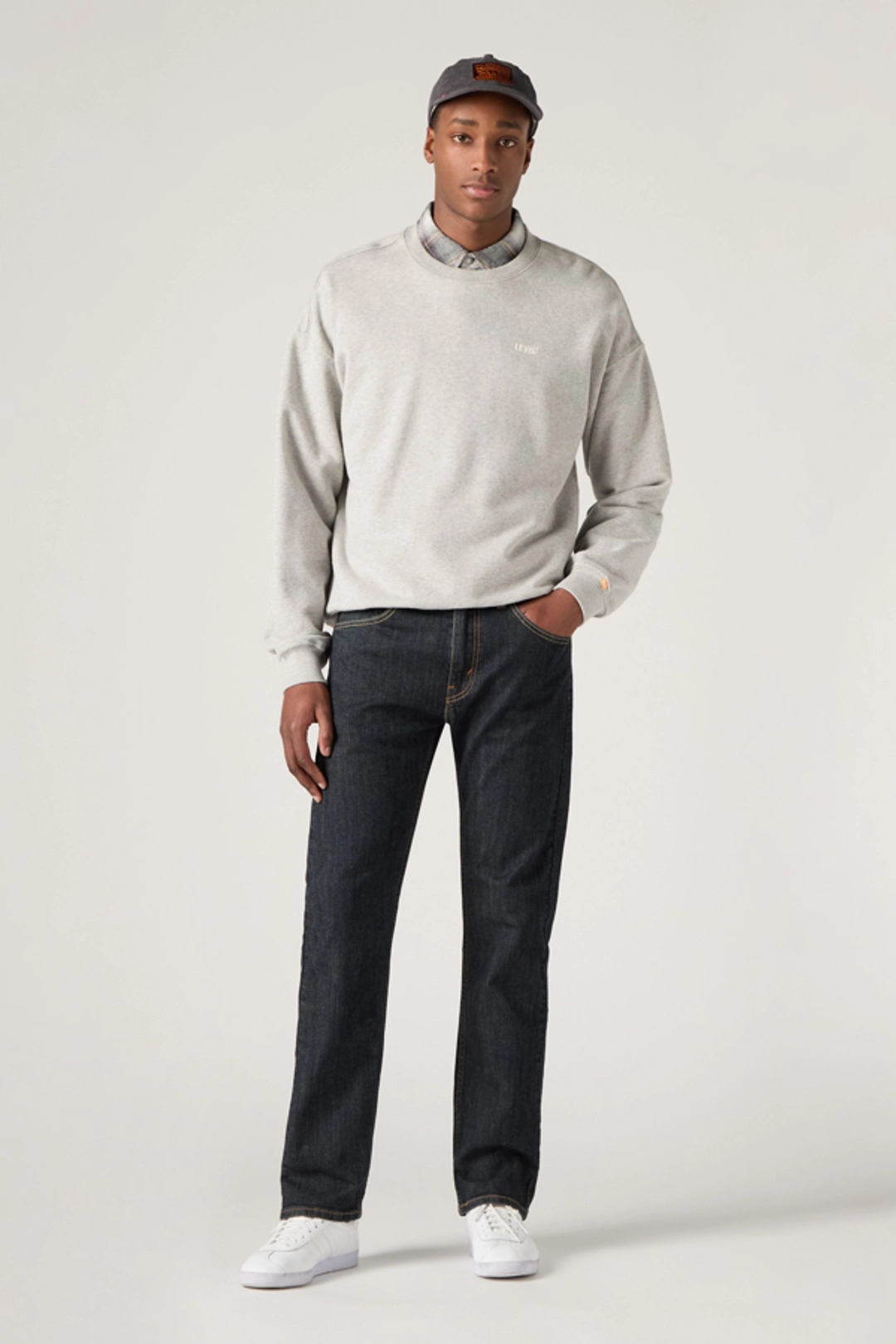 Levi's Jean 505 Regular - Homme - Bleu / Dark Rinse - 40X32