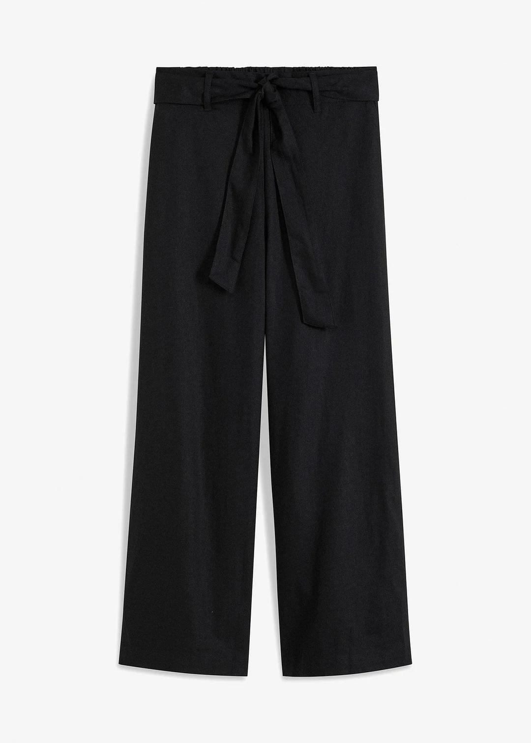Pantalon large en lin mélangé