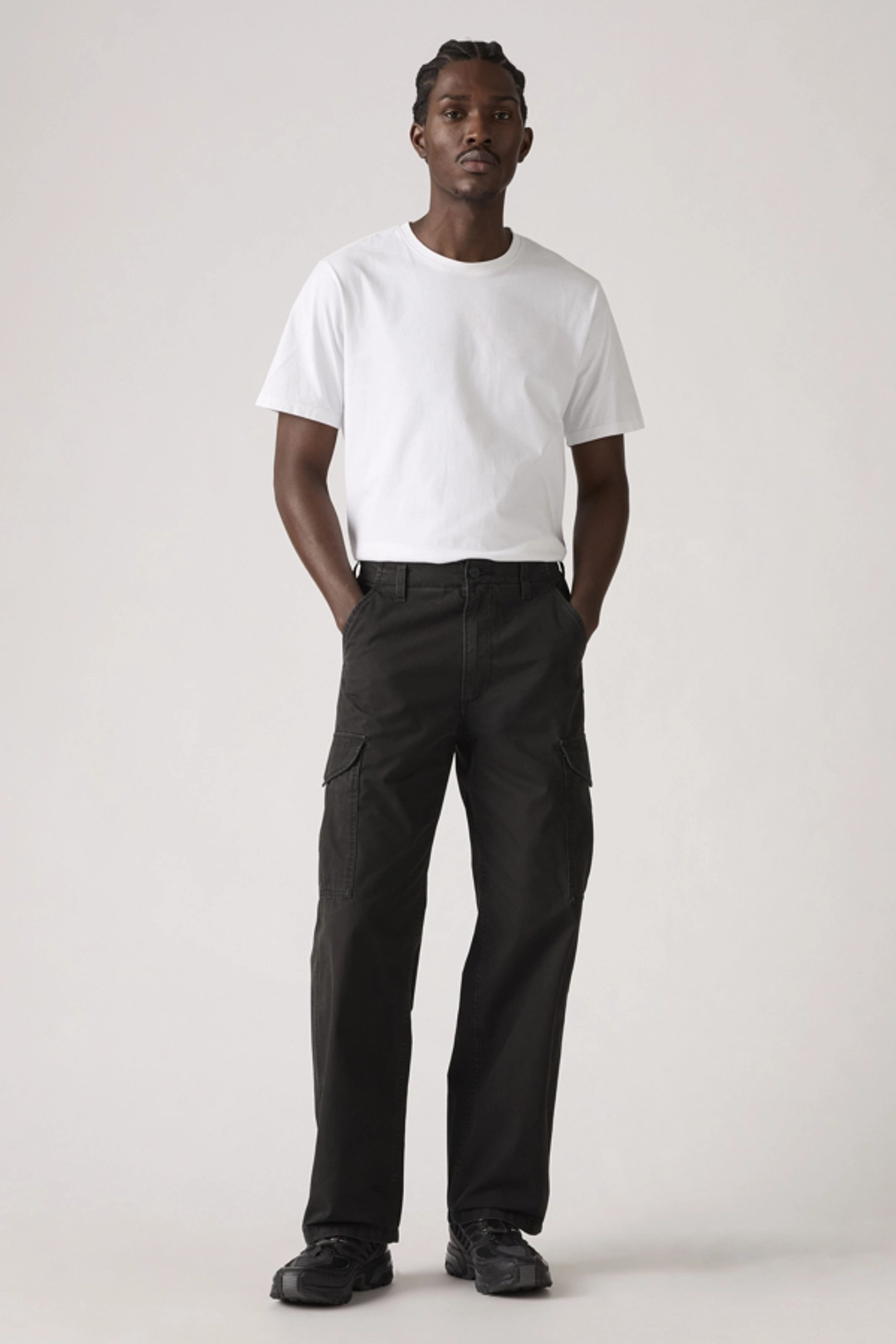 Levi's Pantalon XX Cargo Baggy - Homme - Vert / Forest Night Canvas - 36X34 - 2