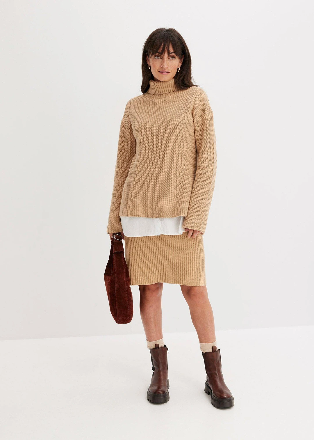 Jupe en maille 100% coton - 2