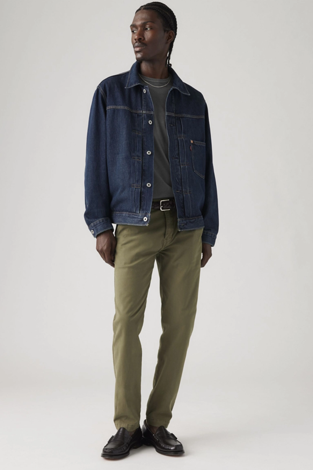 Pantalon Slim Fuselé Levi's XX Chino - Homme - Noir / Mineral Black Shady - 40X34