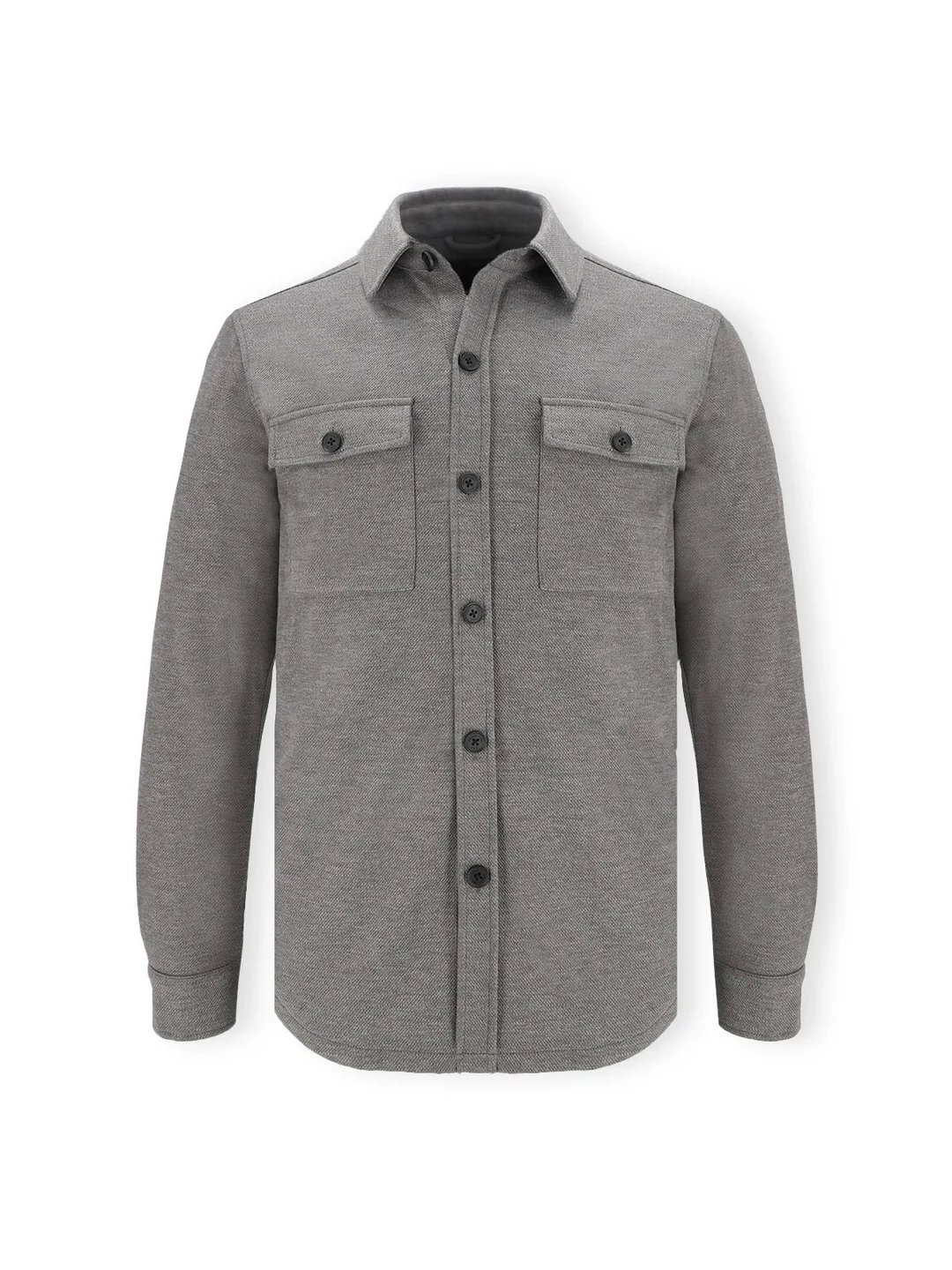IZAC - Surchemise effet maille gris