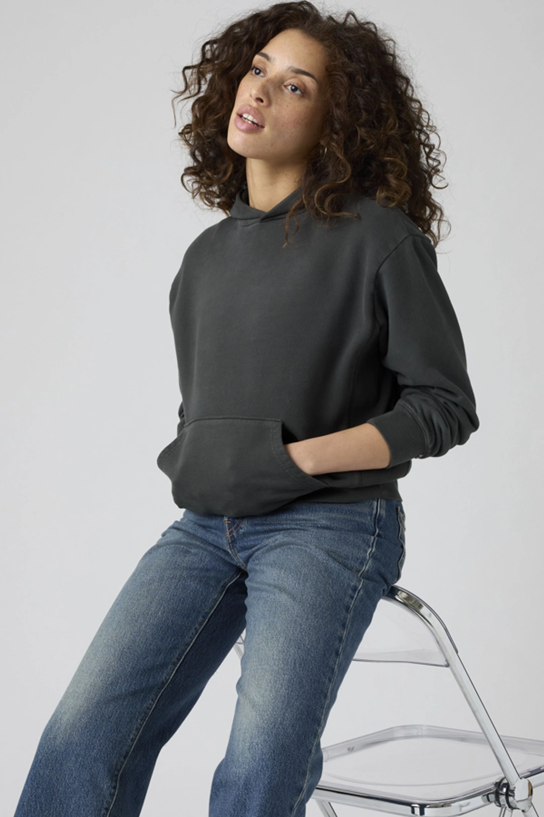 Levi's Sweat À Capuche Heritage - Femme - Rose / H225 Garment Dye Zephyr - 2XS