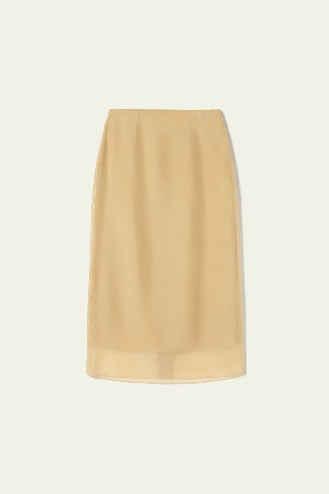 LILYSILK Jupe En Soie Évasée Sur Mesure Facile À Assortir Pour Diverses Occasions Soie De Mûrier De Haute Qualité Lait D'Avoine 42
