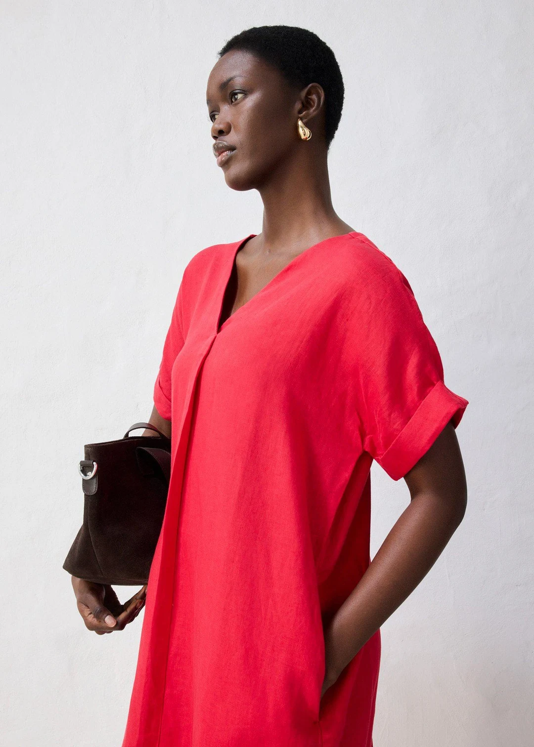 Robe caftan 100 % lin - 3