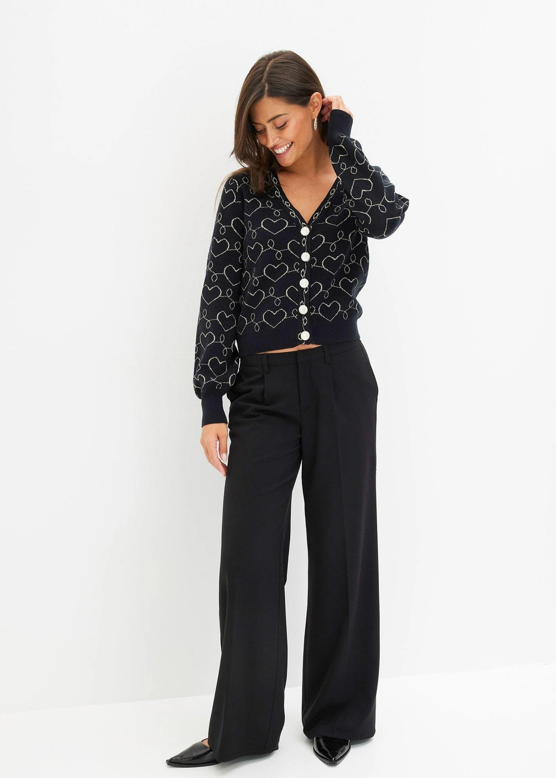 Pantalon à pinces en viscose mélangée - 2