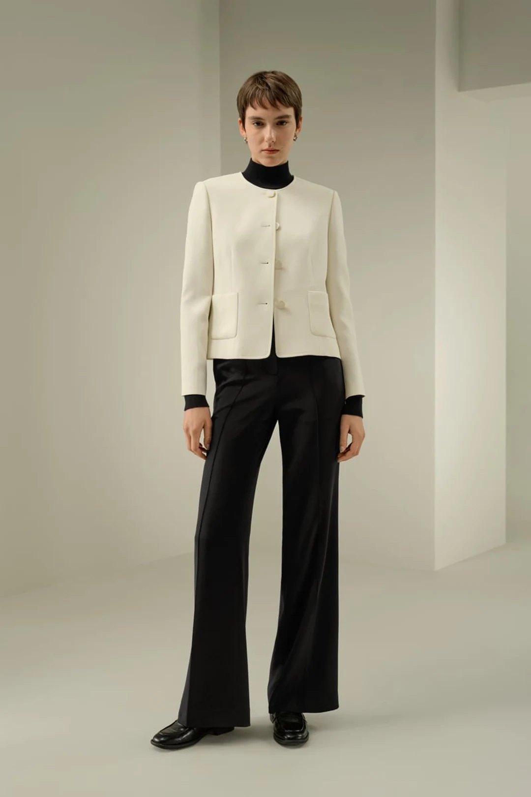 LILYSILK Veste Soie Coupe Carrée Noire T44 - Élégante & Respirante, Parfaite au Quotidien