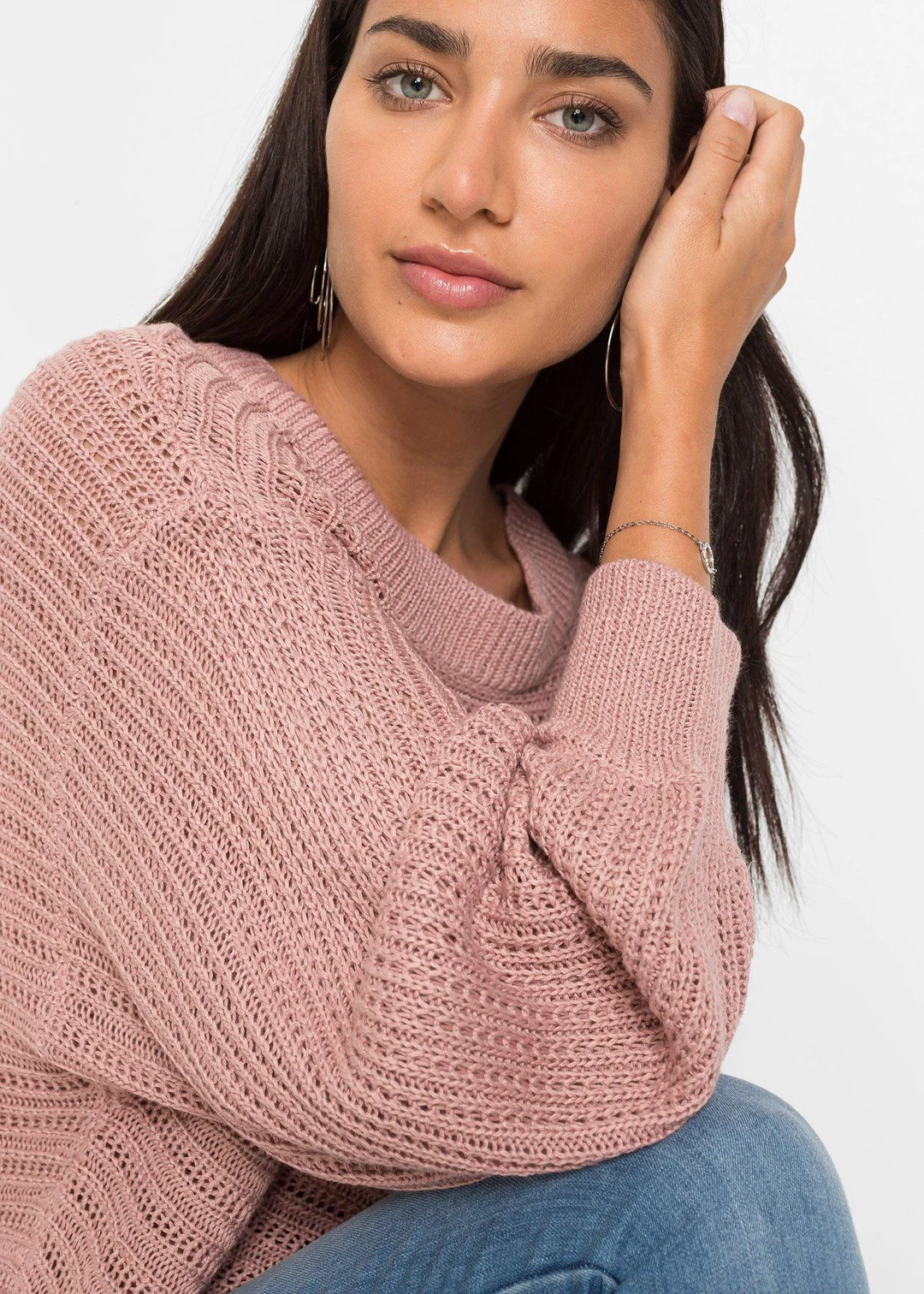 Pull oversize en maille ajourée - 3