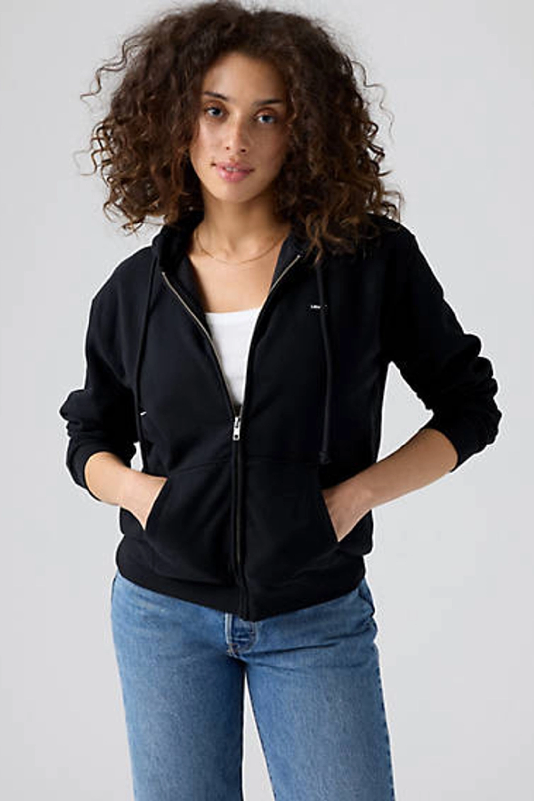 Levi's Sweat À Capuche Zip Up Everyday - Femme - Bleu / Country Air - XS