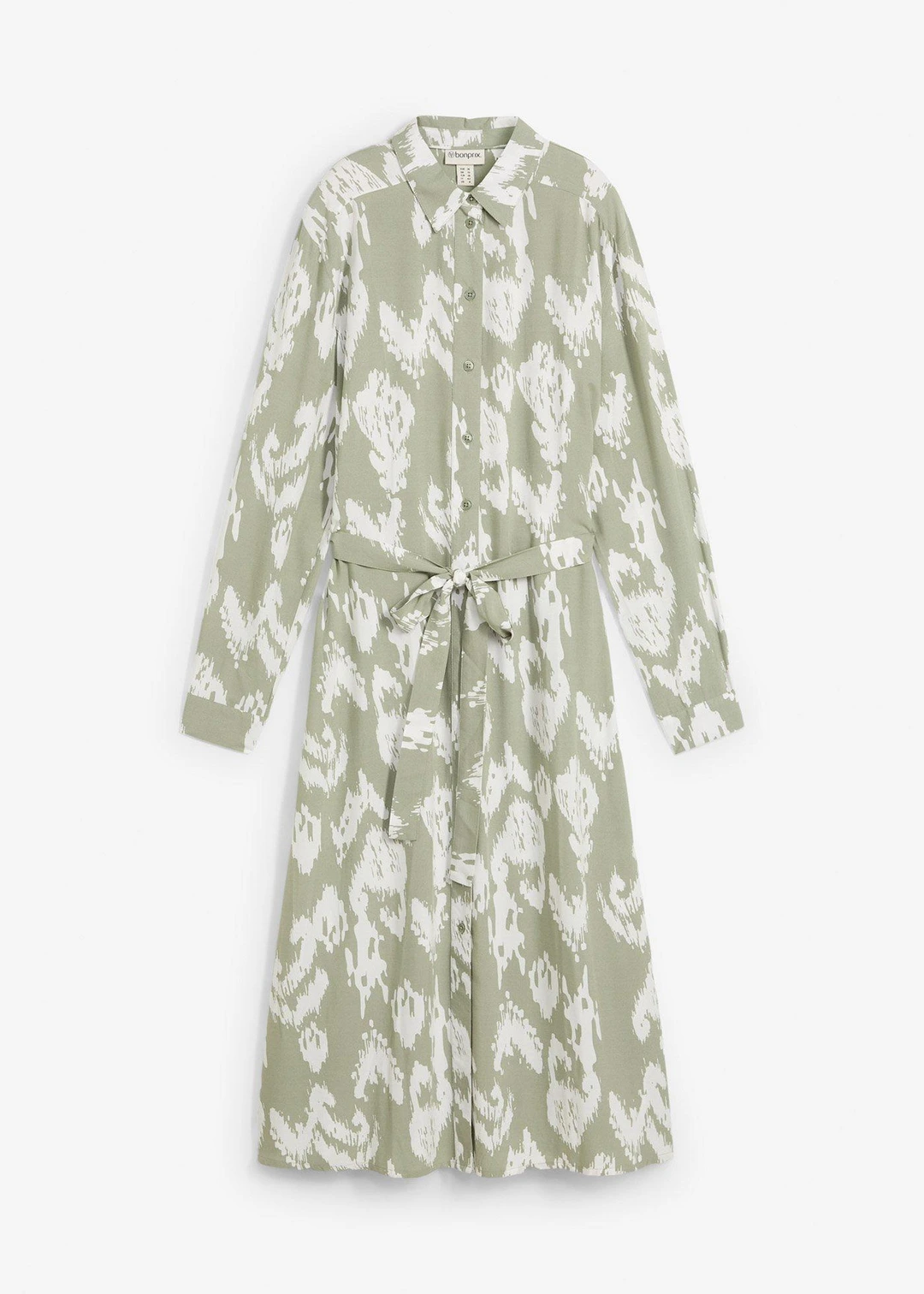 Robe-chemise en viscose fluide