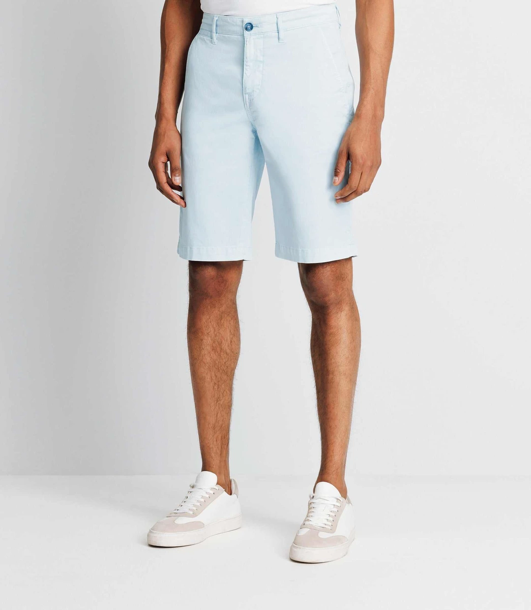 IZAC - Bermuda stretch bleu clair