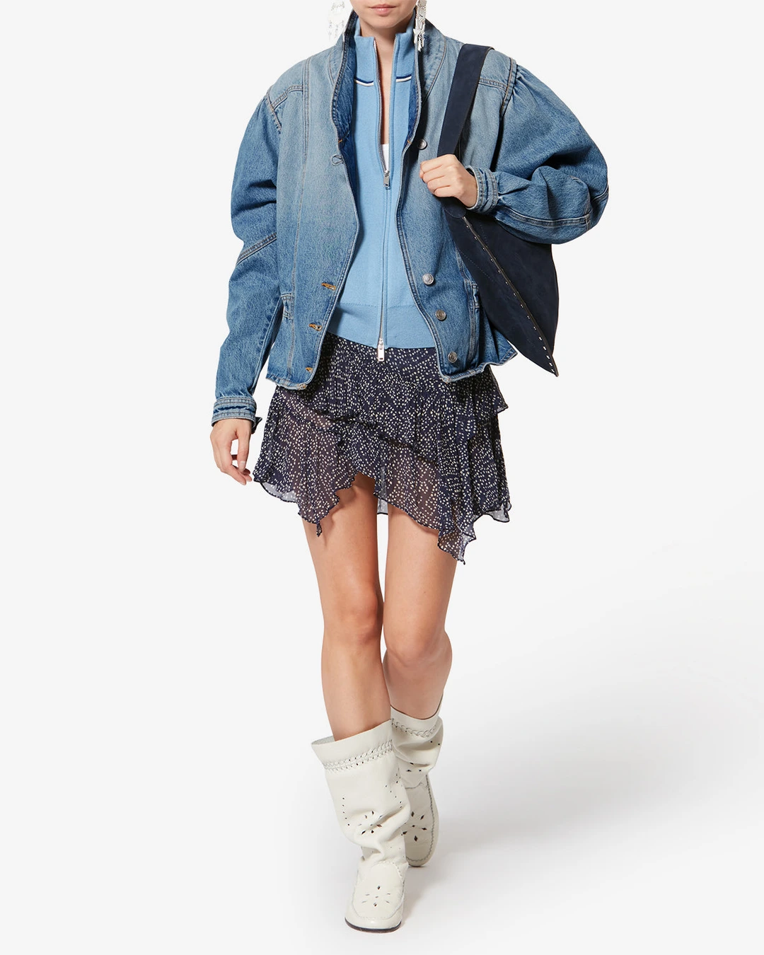 Veste Dolie - Femme - Bleu Clair - Taille 42 - 4