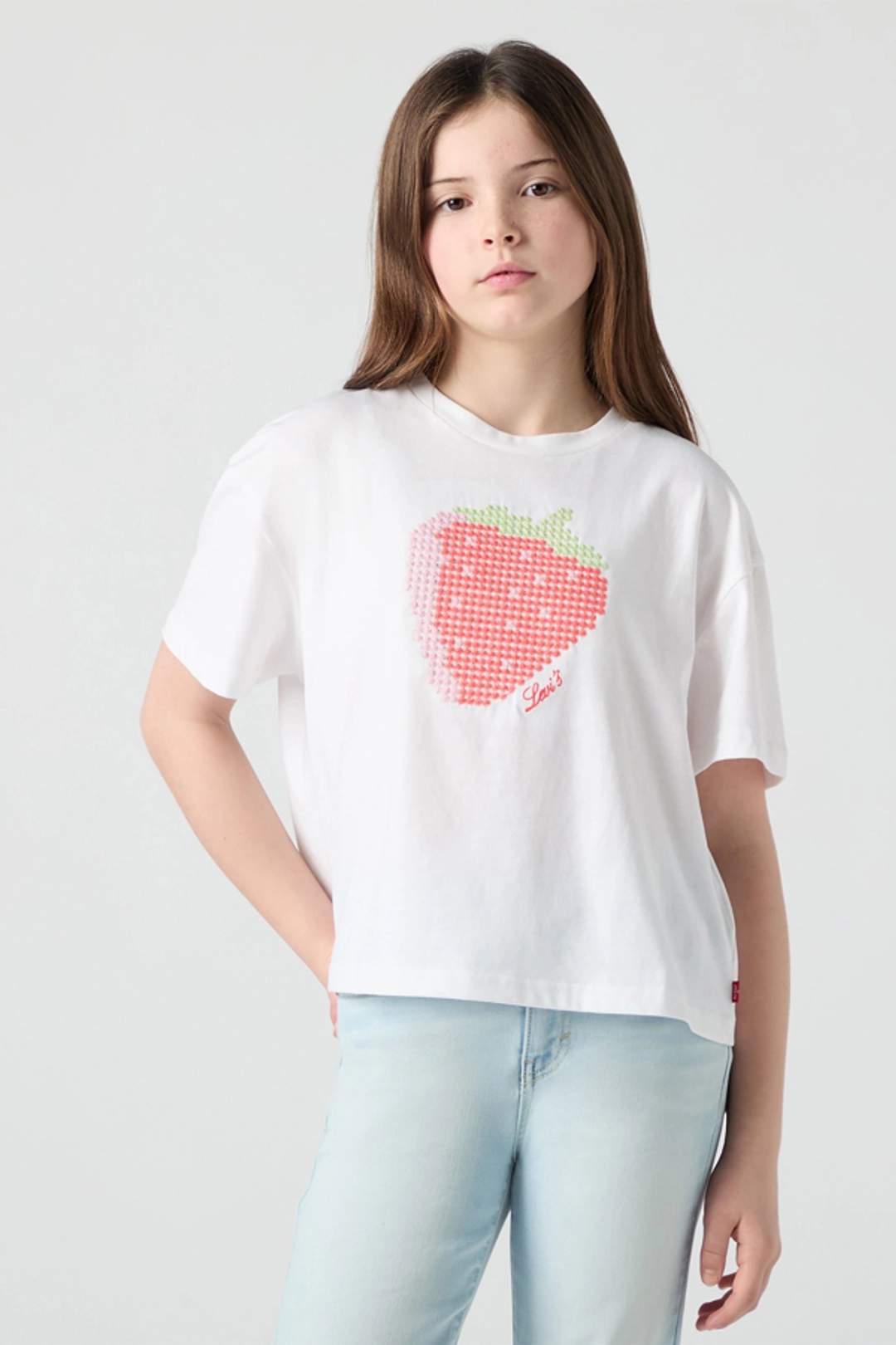Levi's Teenager Meet And Greet Ribbed Tank Top - Femme - Rose / Coral Blush - 14A