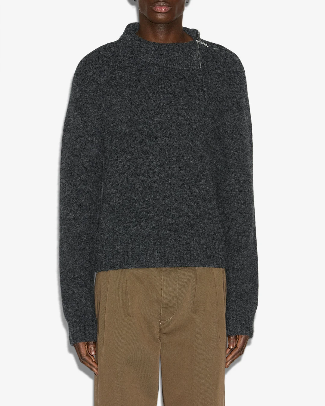 Pull Aliocha - Homme - Gris Foncé - Taille M - 5