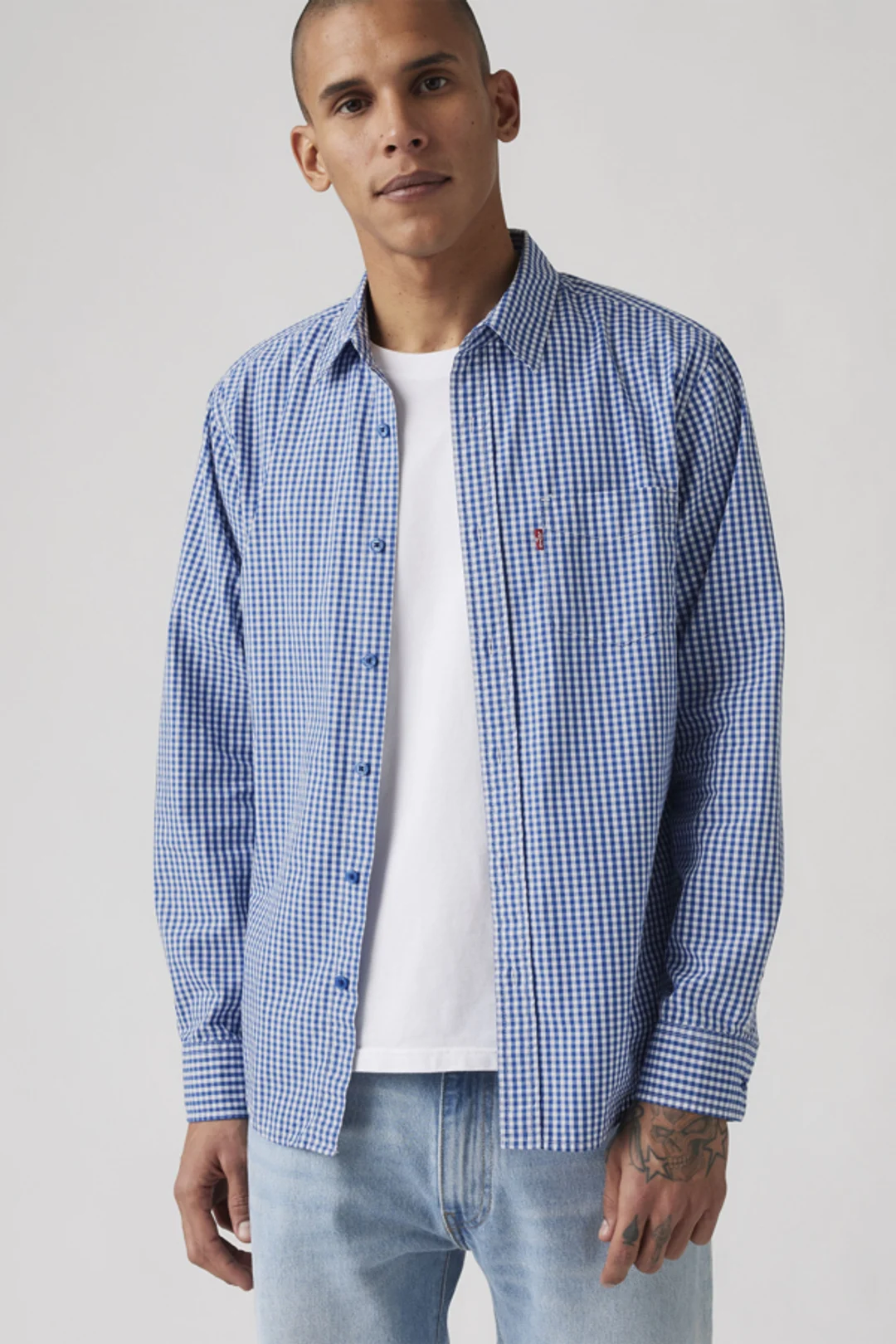 Levi's Chemise À Poche Sunset Standard - Homme - Blanc / White 17 Oxford - 2XL