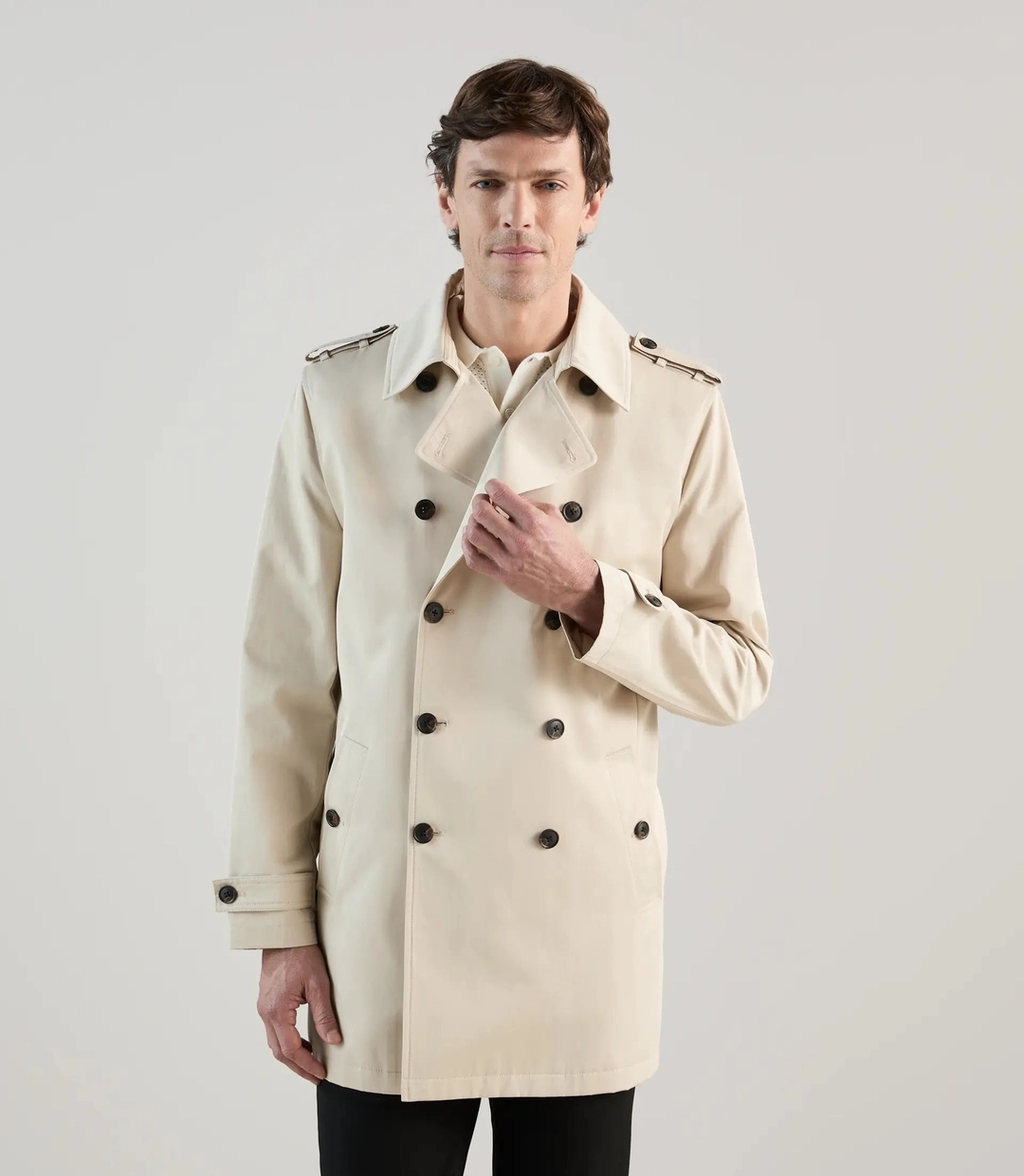 IZAC - Trench croisé beige