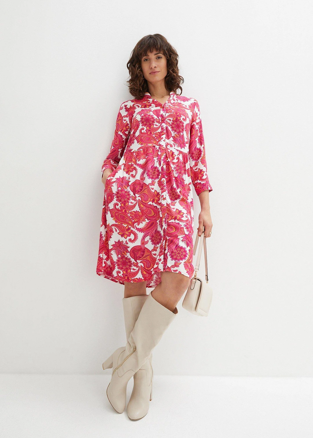 Robe-chemise en viscose fluide - 2
