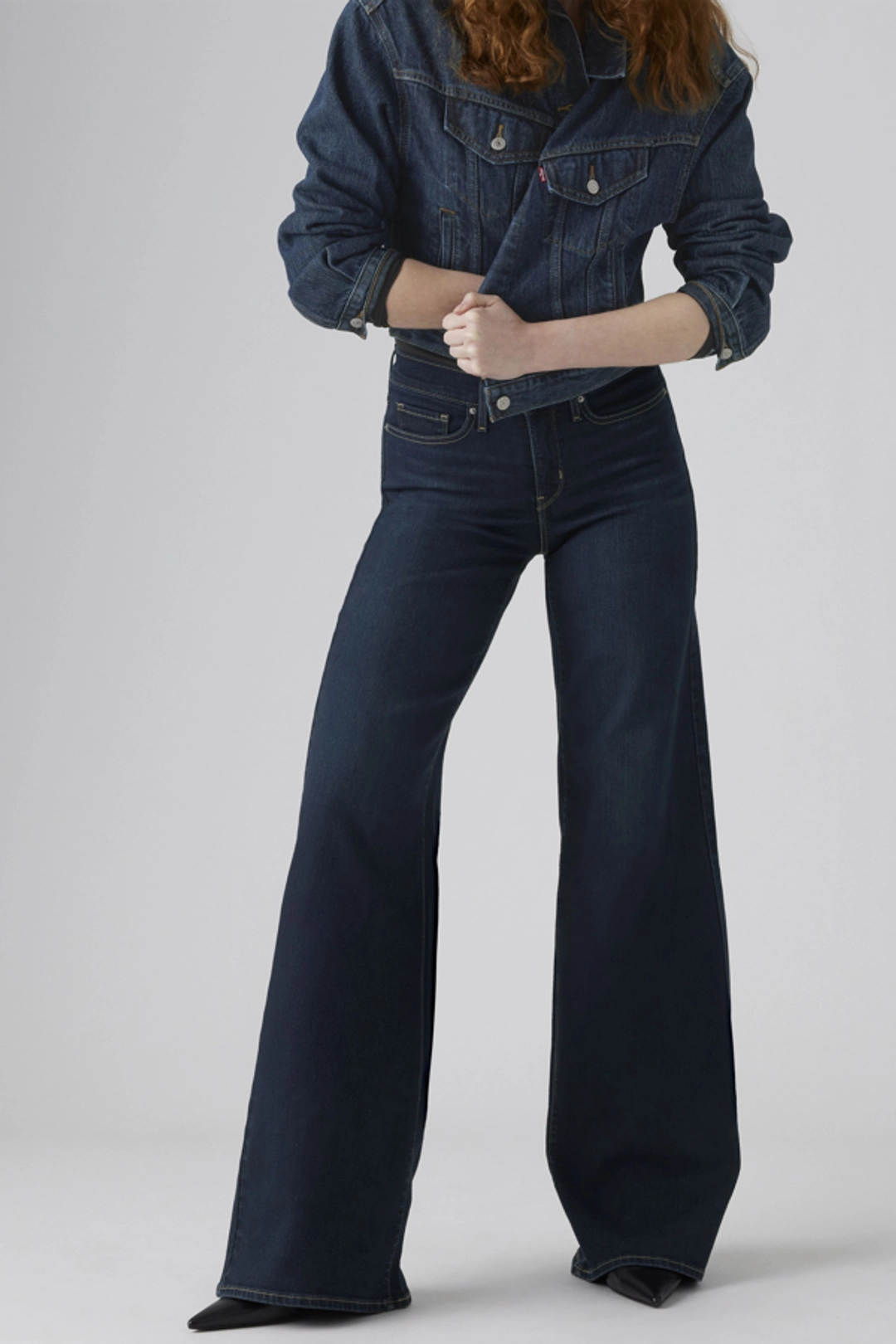 Levi's Jean 318 Galbant Wide Leg - Femme - Bleu / Clever Girl - 33X32 - 2