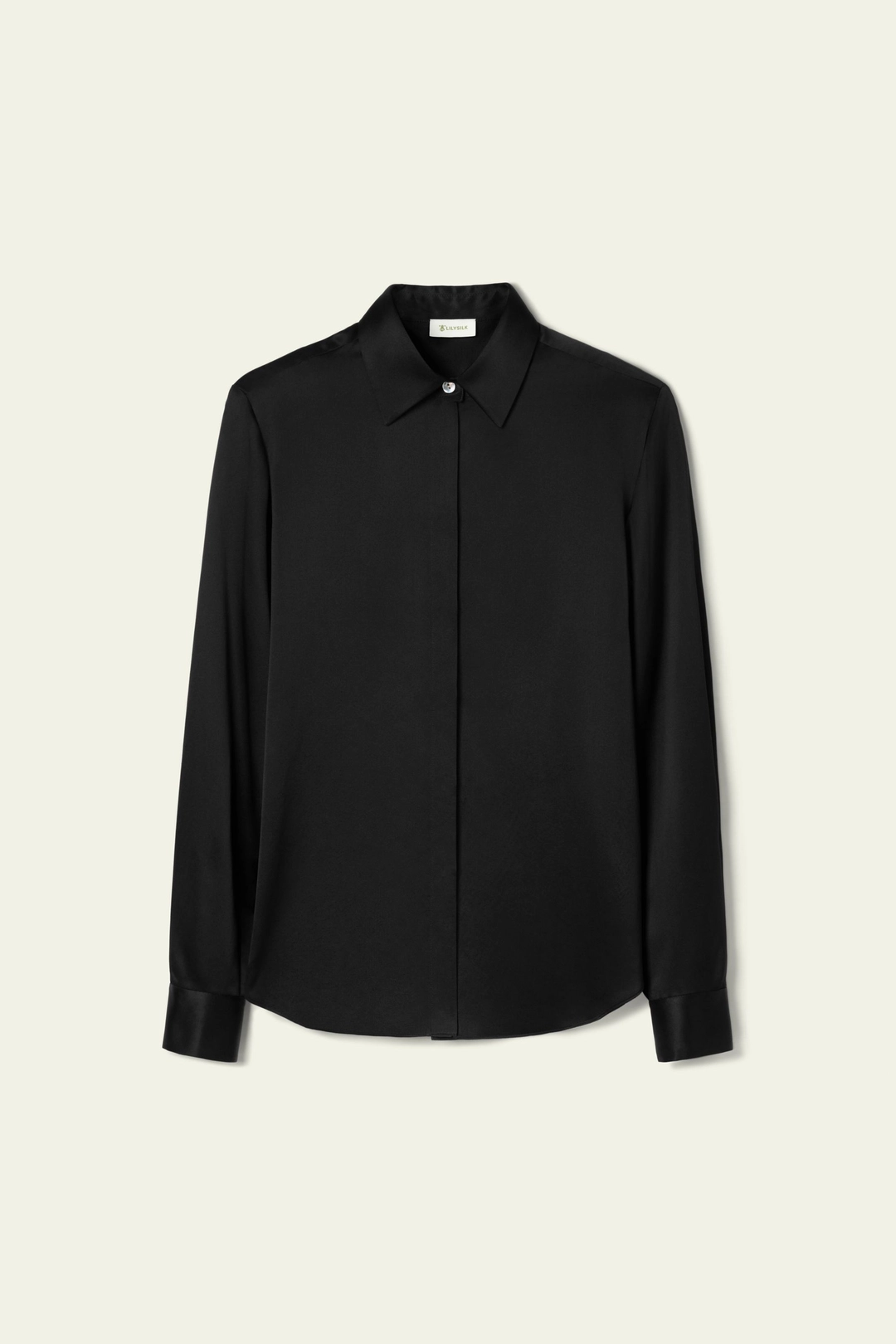 LILYSILK Chemisier Femme Chic En Soie Lilysilk X Lydia Tomlinson Soie Lavable En Machine Modèle De Base Noir L