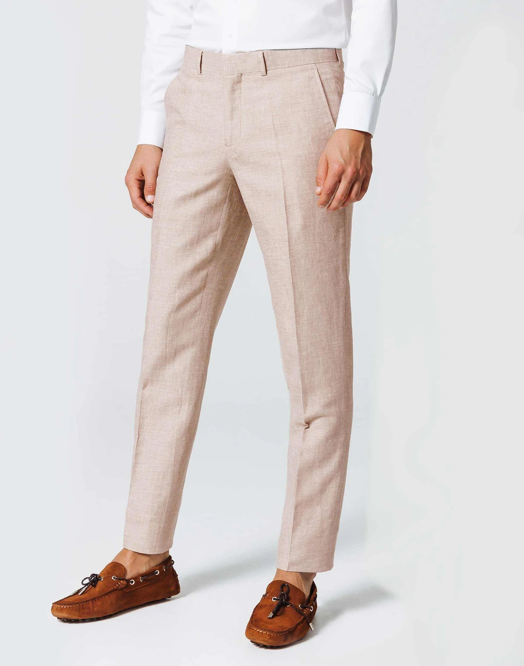 IZAC - Pantalon Ville Beige Basique