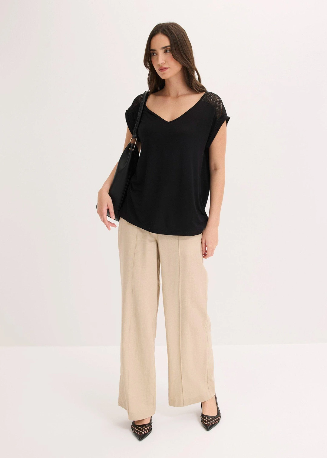 T-shirt doux en viscose extensible - 2