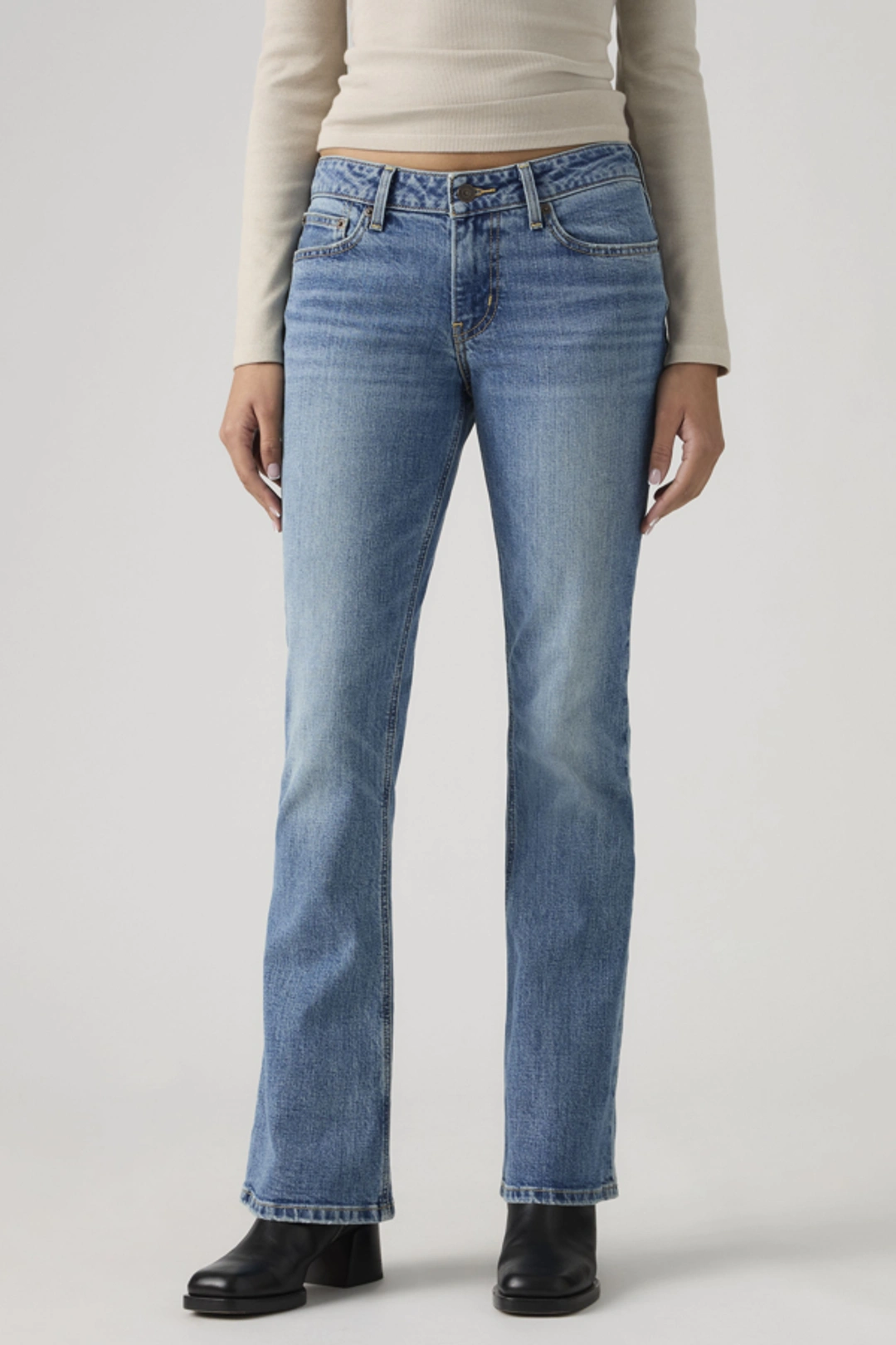 Levi's Jeans Low Slim Boot - Femme - Bleu / Kick Start - 33X32 - 2
