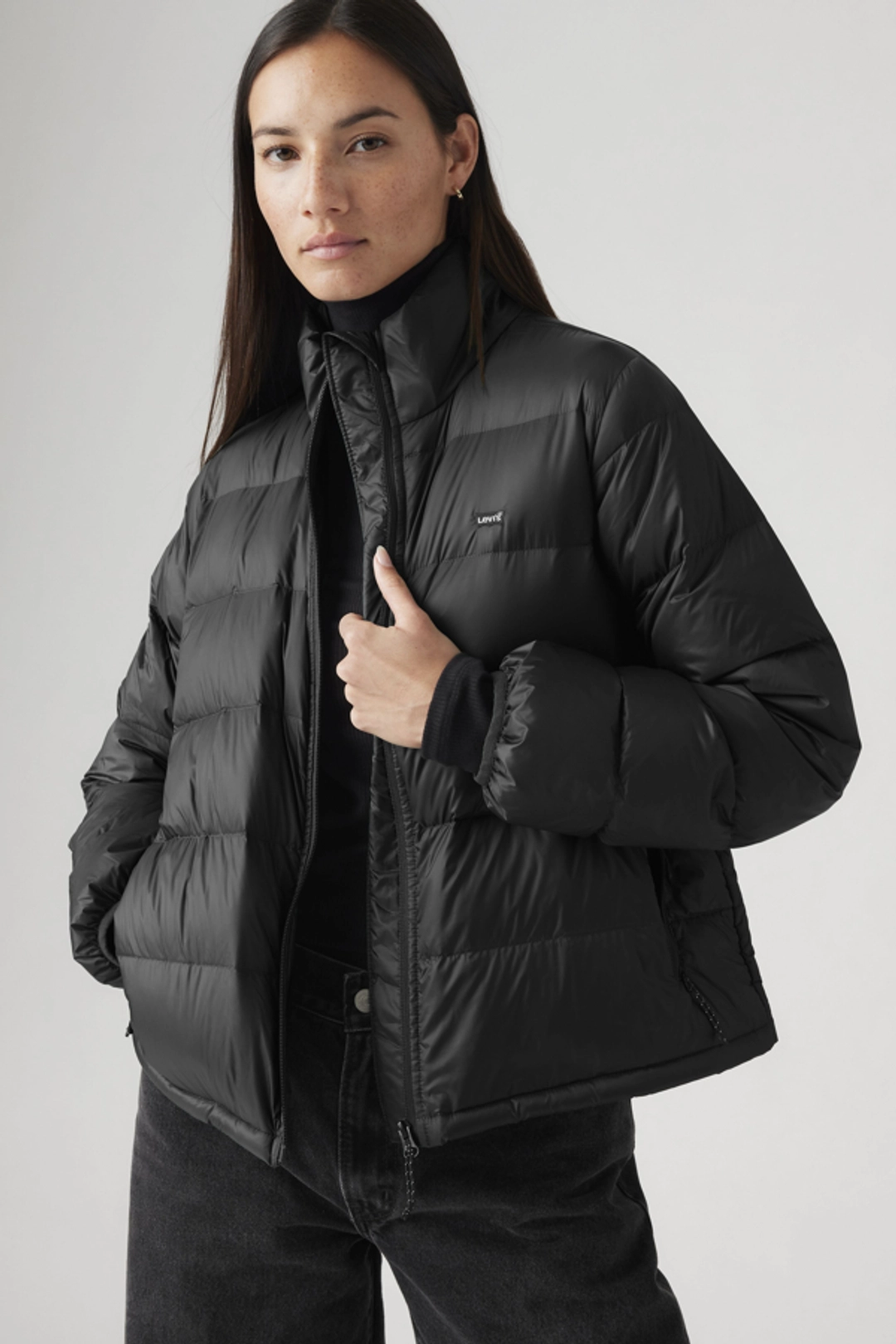 Levi's Doudoune Repliable Polly - Femme - Noir / Caviar - 2XS