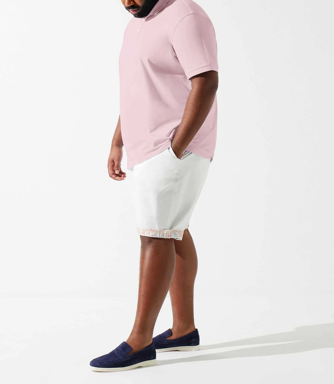 IZAC - Polo uni rose GREGORBT