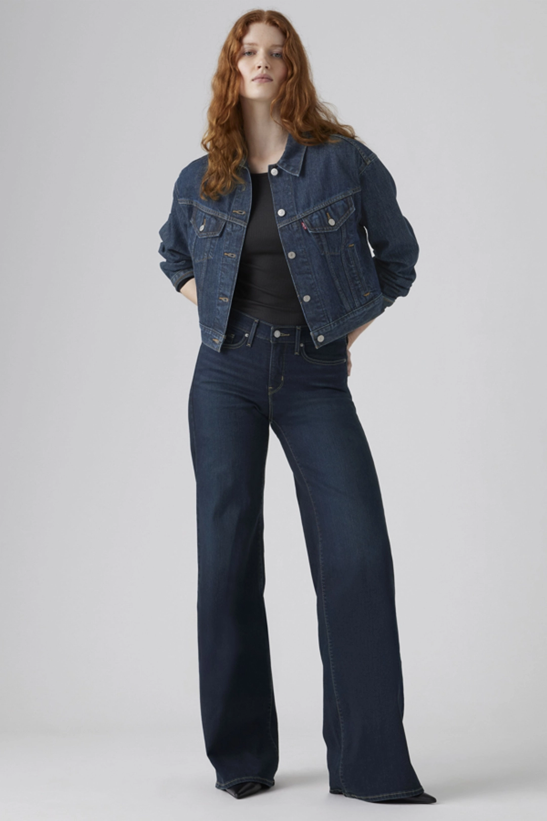 Levi's Jean 318 Galbant Wide Leg - Femme - Bleu / Clever Girl - 33X32