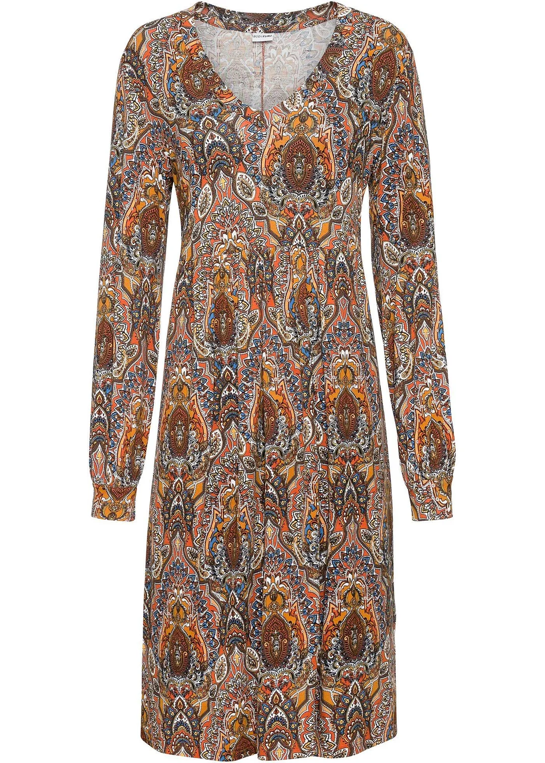 Robe en jersey à imprimé paisley