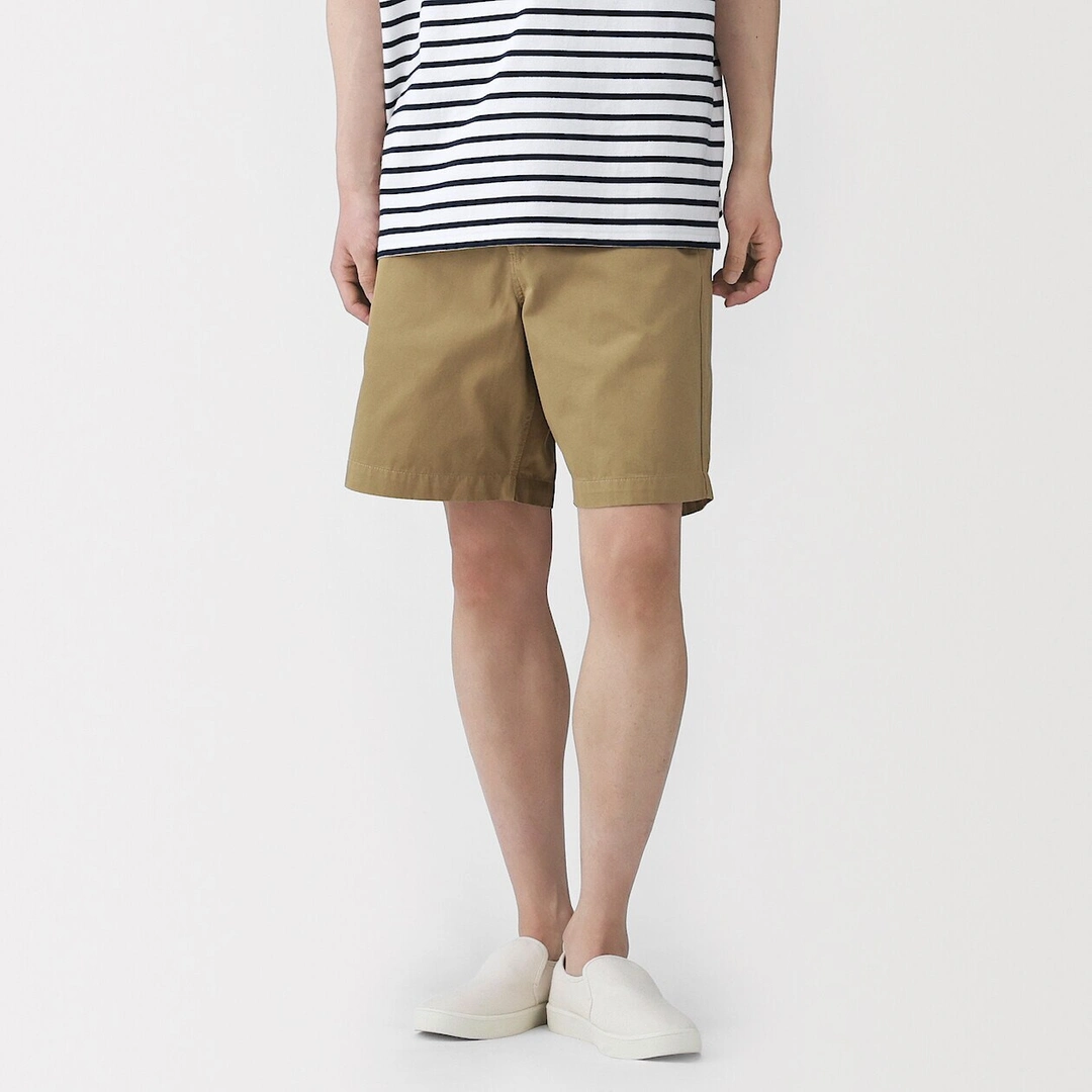 Short chino en coton bio pour homme