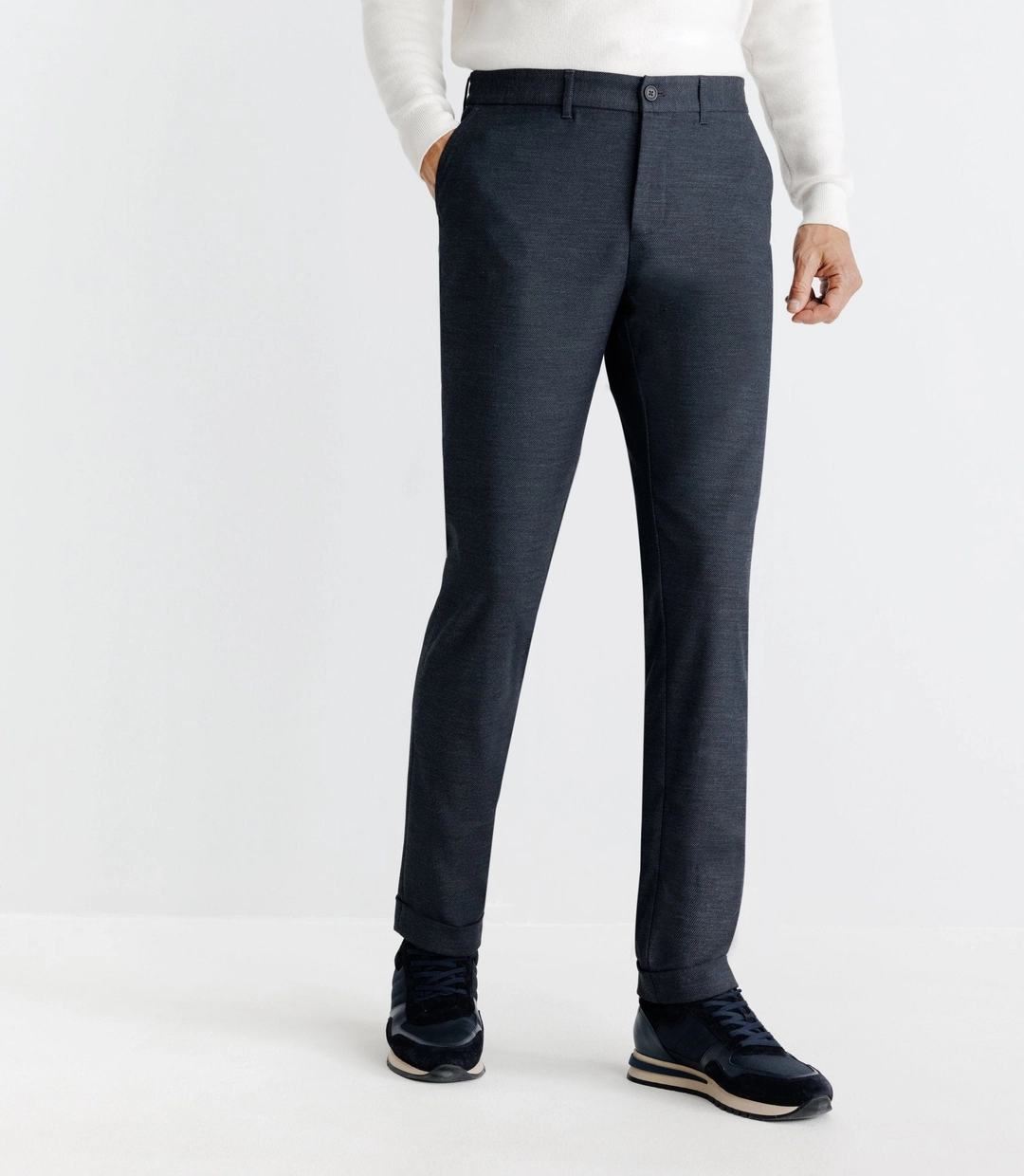 IZAC - Pantalon fantaisie indigo