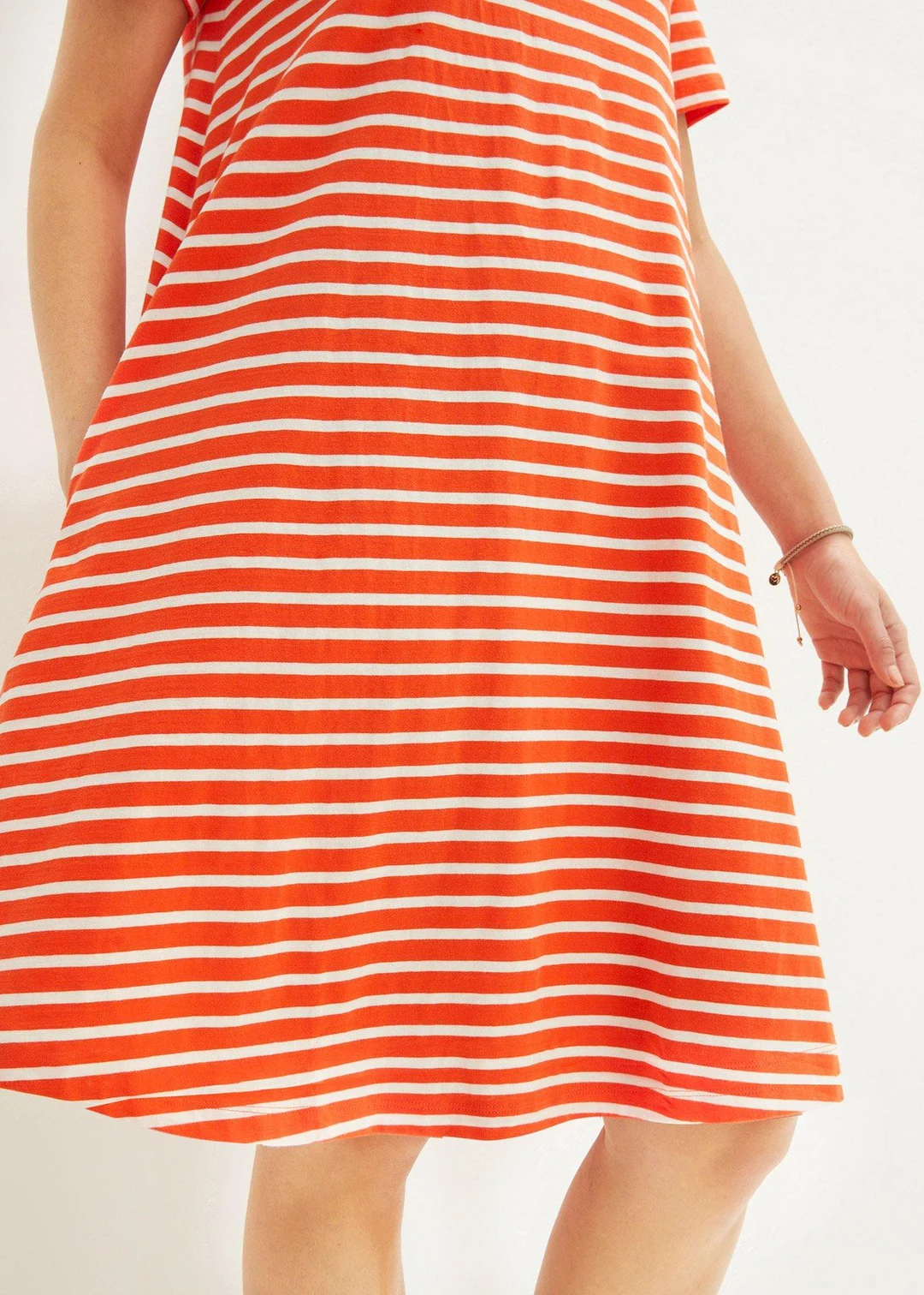 Robe fluide en coton flammé - 3