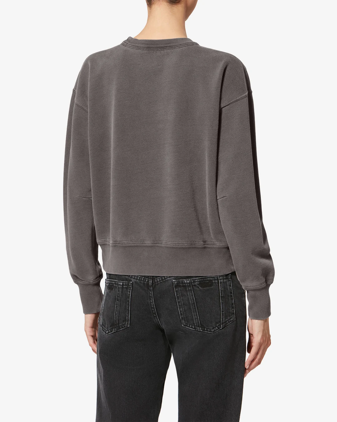 Sweat Shirt Mobyli - Femme - Anthracite - Taille 44 - Marant Étoile - 3