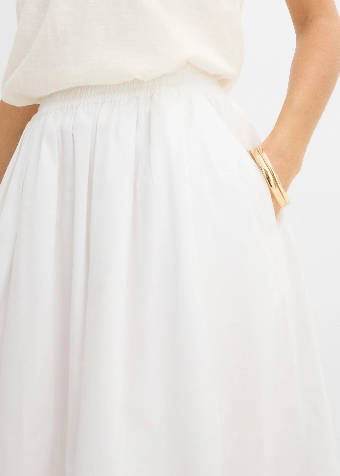 Jupe midi 100% coton - 3