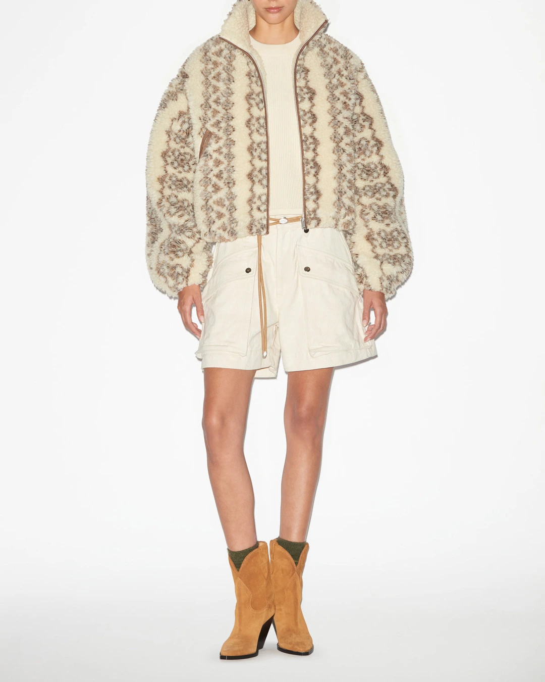 Short Jemmy - Femme - Écru - Taille 40 - Marant Étoile - 4