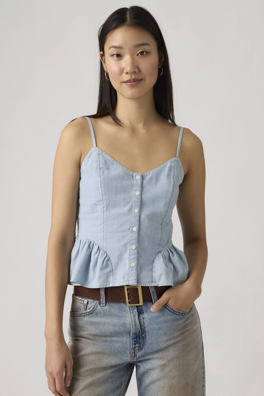 Levi's Blouse Sans Manche Monet - Femme - Bleu / Soft Current - XS